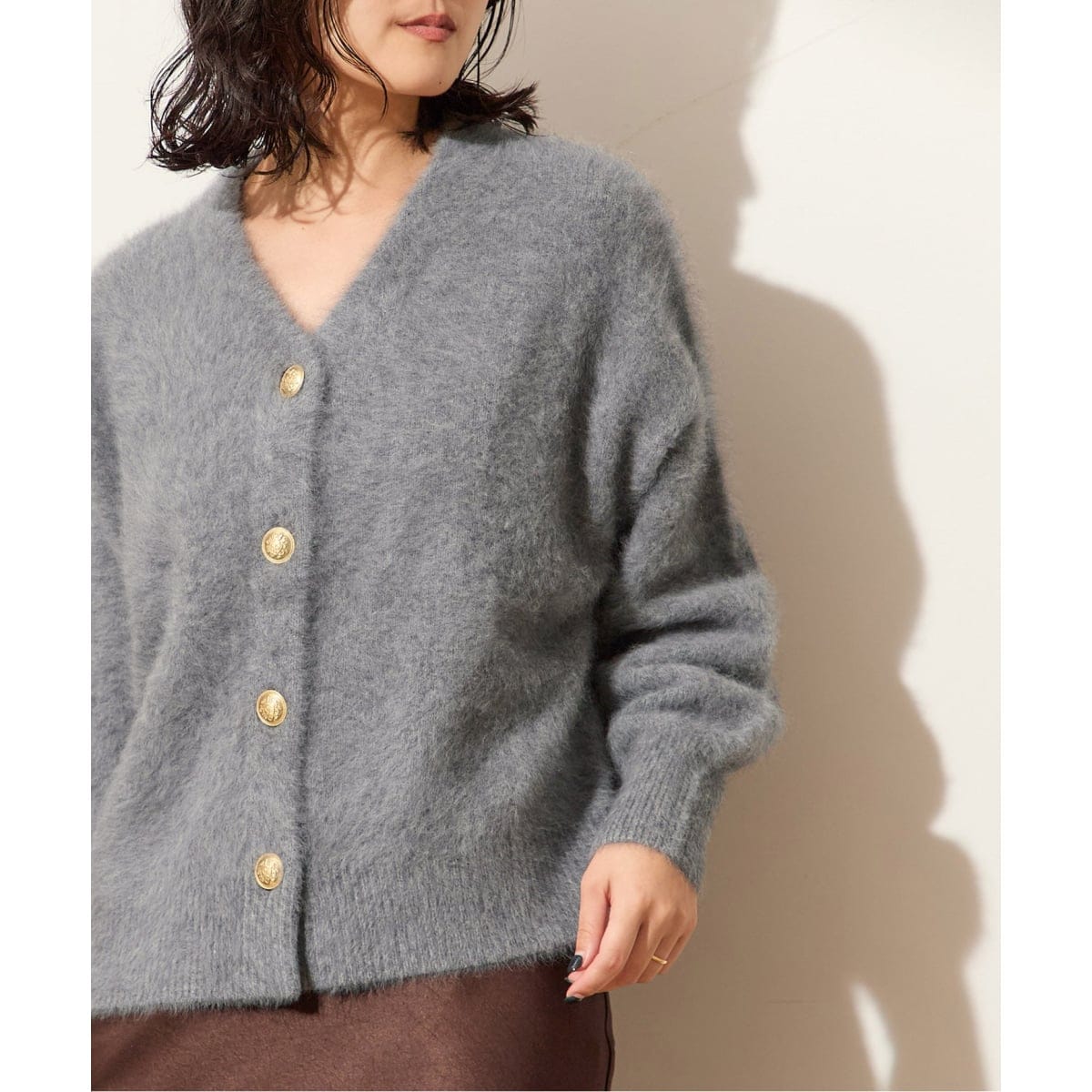 追加予約》FOX CASHMERE Vネックカーディガン | ジャーナル