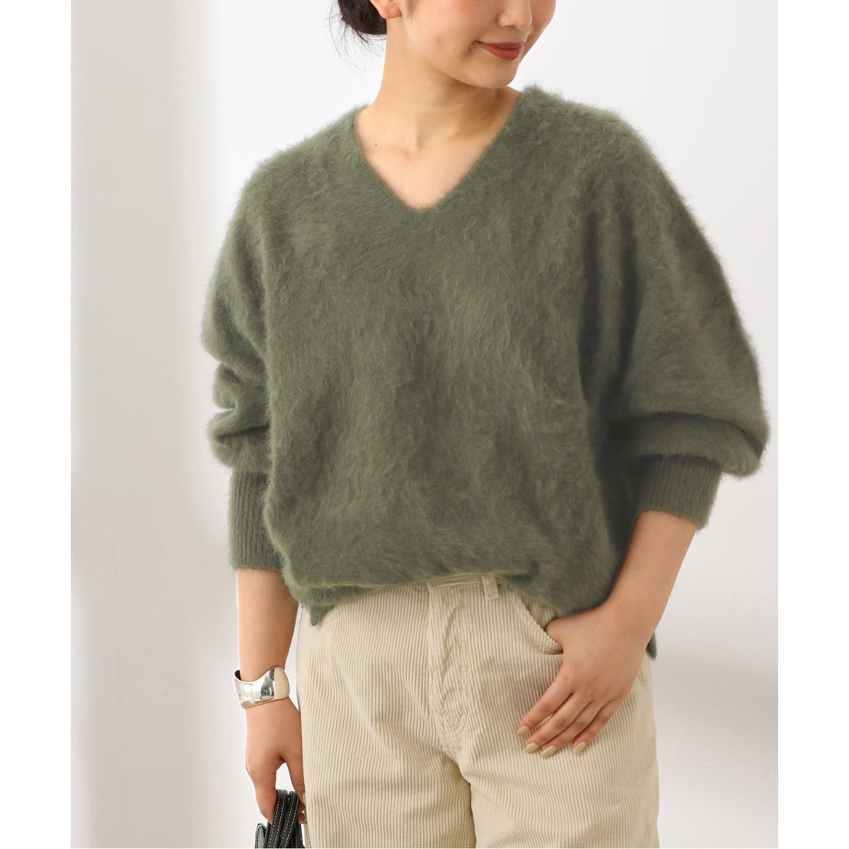 ジャーナルスタンダードレサージュ FOX CASHMERE Vネックプルオーバー ジャーナルスタンダード レサージュ JOURNAL STANDARD L'ESSAGE