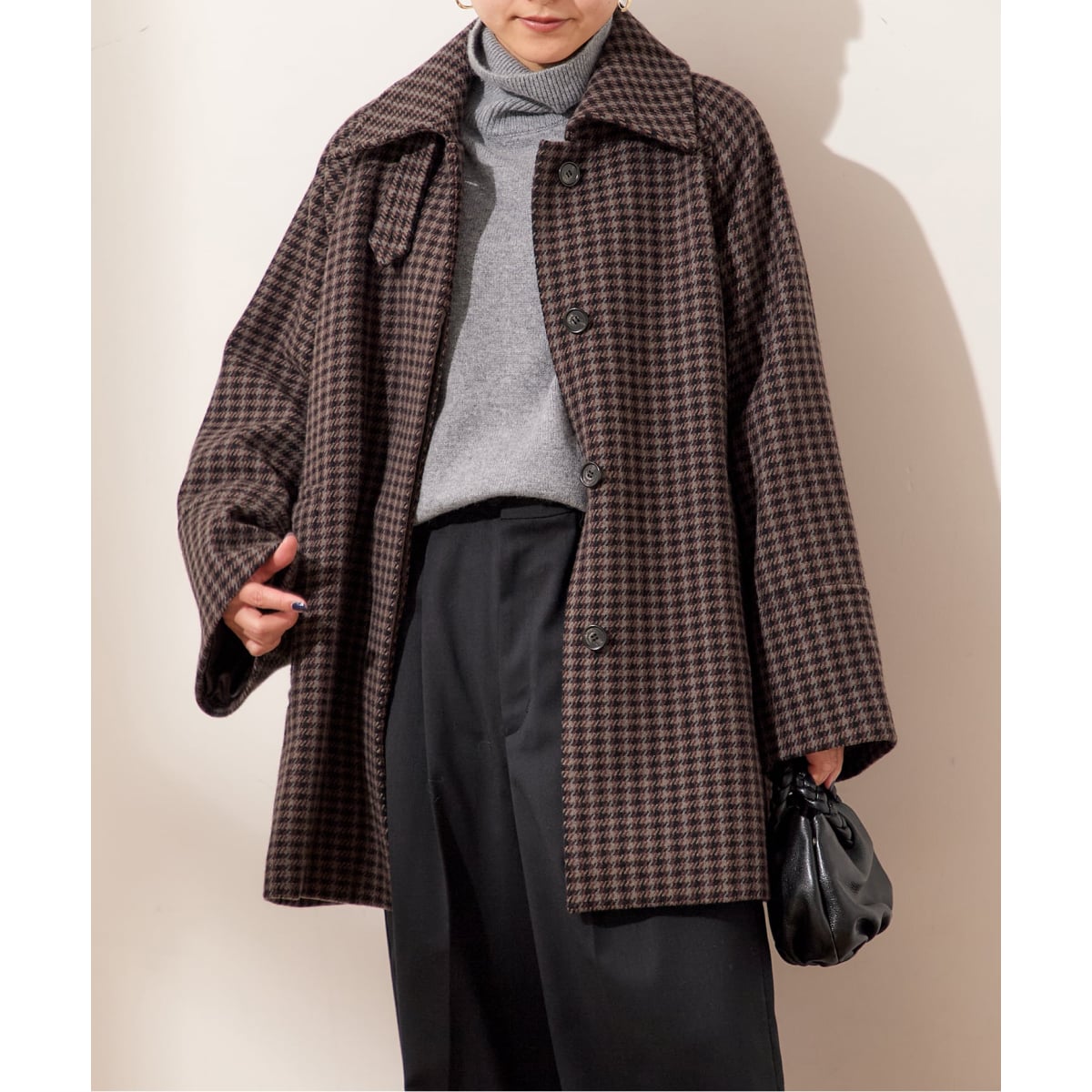 CANGIOLI/ヘリンボーンジャケットコート | ジャーナルスタンダード