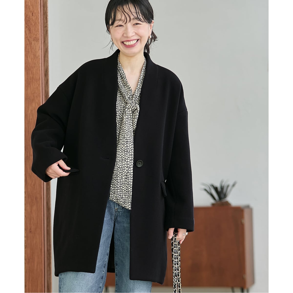 スーパー140ビーバーノーカラーコート | ジャーナルスタンダード