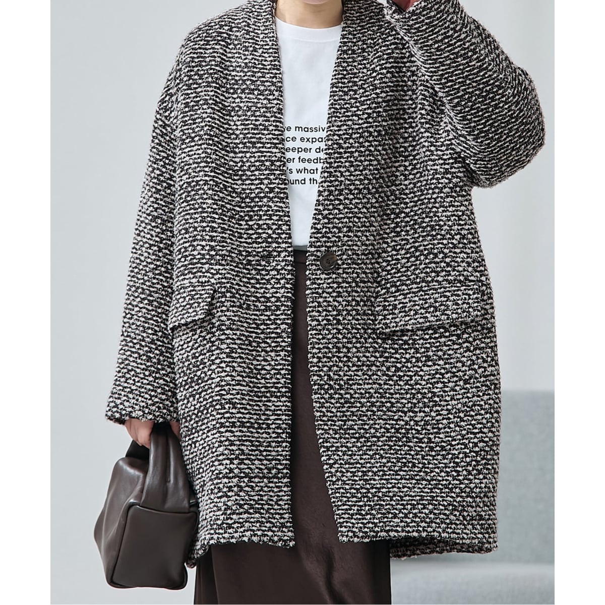 □SUPER140S/GIOLICAコクーンコート | ジャーナルスタンダード