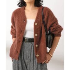 《追加2》FOX CASHMERE Vネックカーディガン