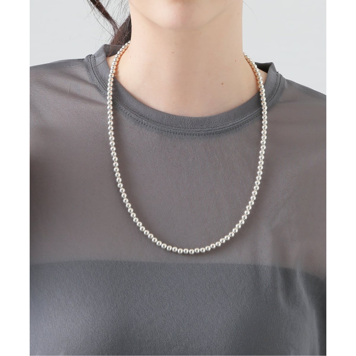 FUMIE=TANAKA フミエタナカ ネックベルト　シルバー FUMIE TANAKA/フミエタナカ】neck belt：ネックレス