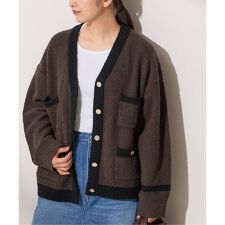 ジャーナルスタンダード レサージュ(journal standard L'essage)の《SP》Smithバイカラーカーディガン