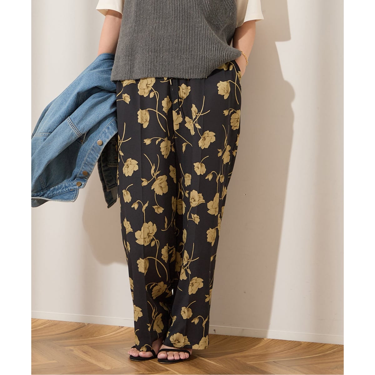 JOURNAL STANDARD L'ESSAGE 新品　キュロットパンツ コットンリネンキュロットパンツ | ジャーナルスタンダード