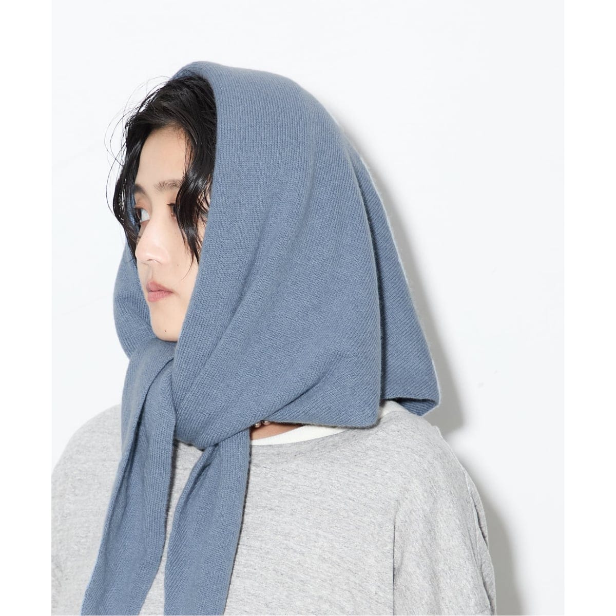 NIMNIMDUAI/ニムニムデュアイ】PLAIN THICK カシミヤストール