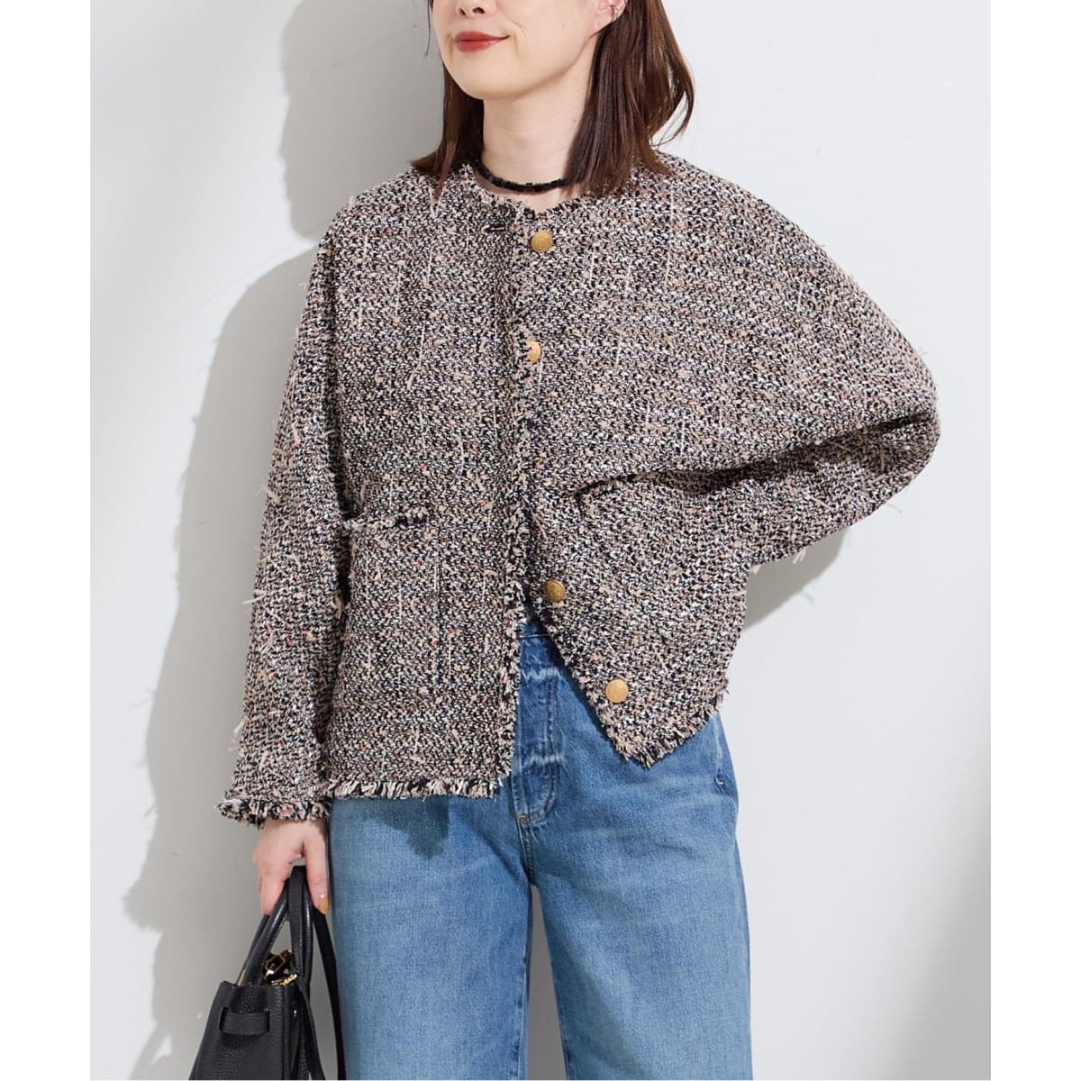 ジャーナルスタンダード　ノーカラージャケット JOURNAL STANDARD｜ジャーナルスタンダードのノーカラー