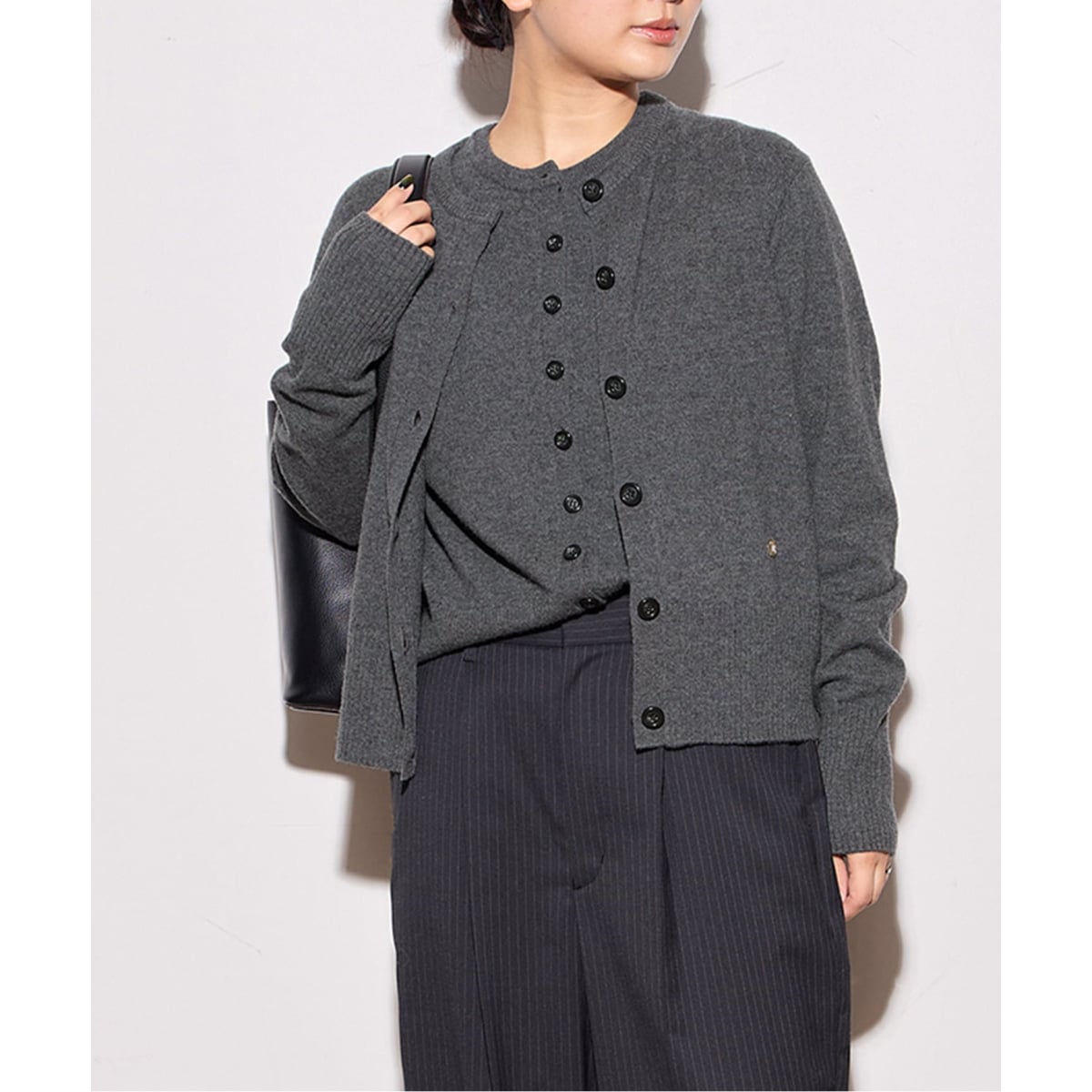 片畦ショートZipカーディガン | ノーブル(Noble) | マルイウェブチャネル