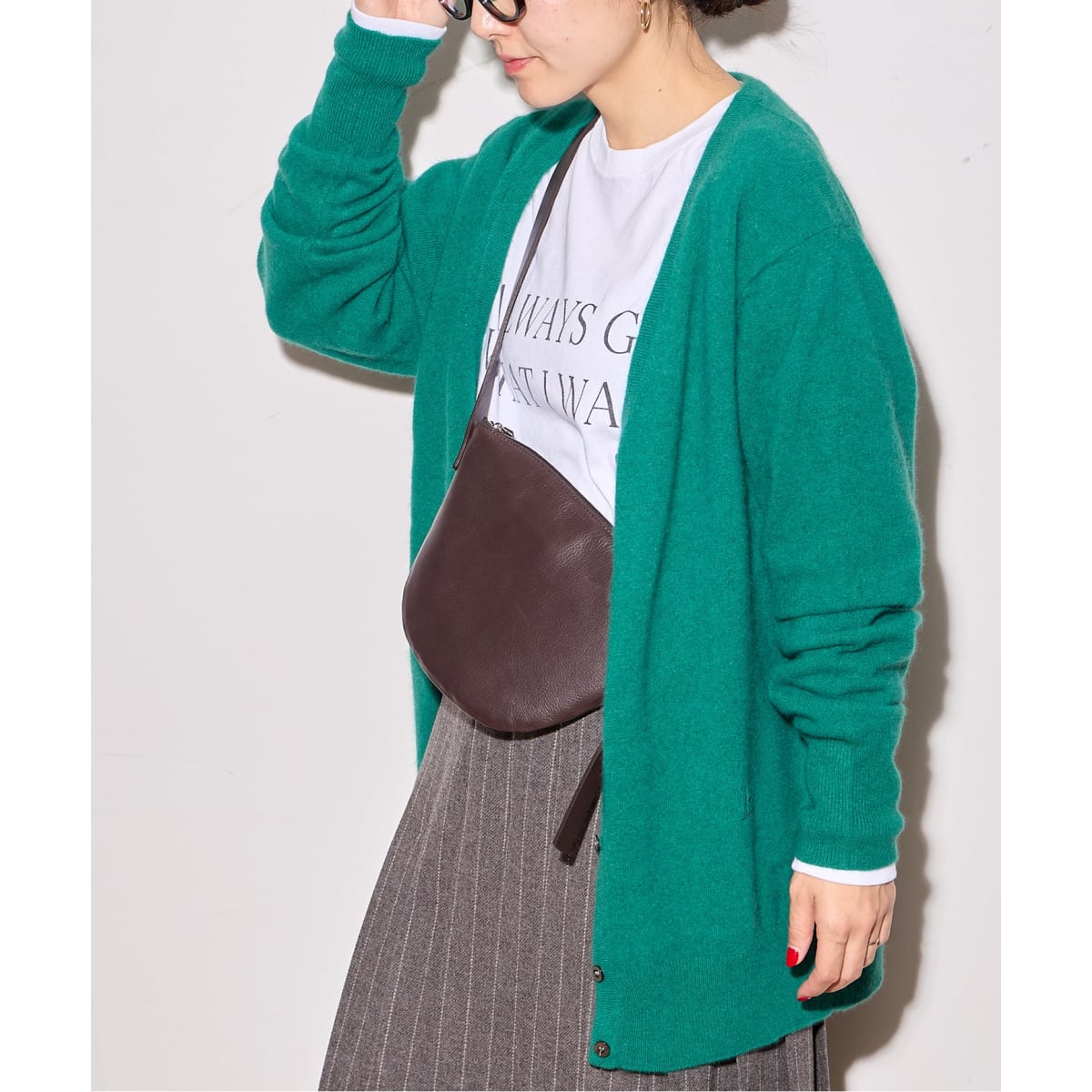 【FRAY. I.D】　ステッチVネックカーディガン ステッチVネックカーディガン（カーディガン）｜FRAY I.D