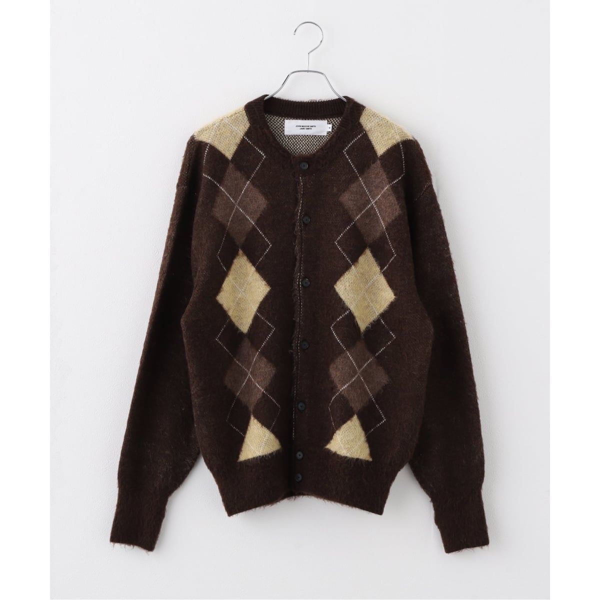 ジャーナルスタンダード レサージュ（journal standard L’essage）/【JANE SMITH】 7G WOOL JACQUARD ARGYLE CD：カーディガン JANE SMITH】 7G WOOL JACQUARD ARGYLE CD：カーディガン | ジャーナル