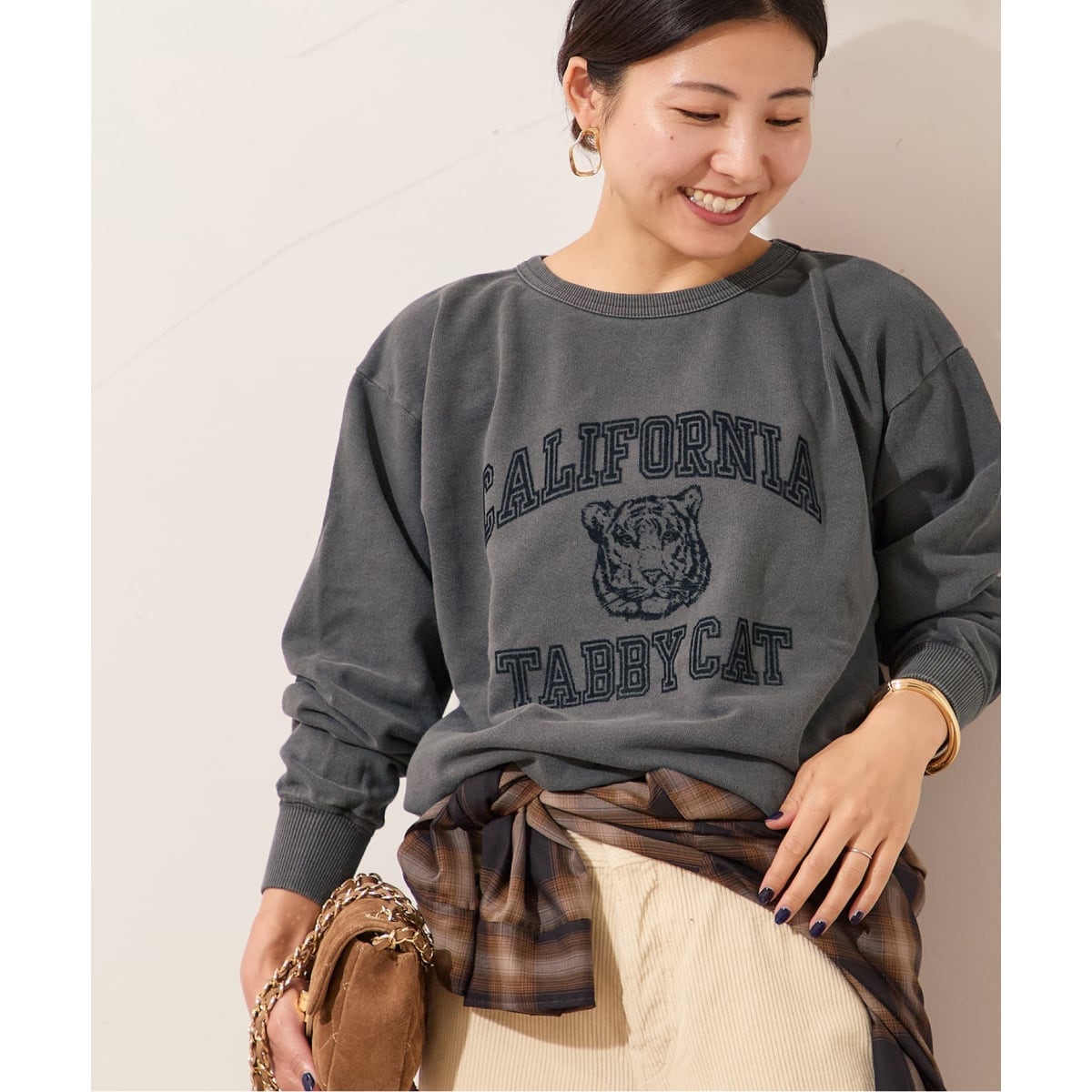 別注》【INSCRIRE /アンスクリア】WELLNESS SWEATSHIRTS