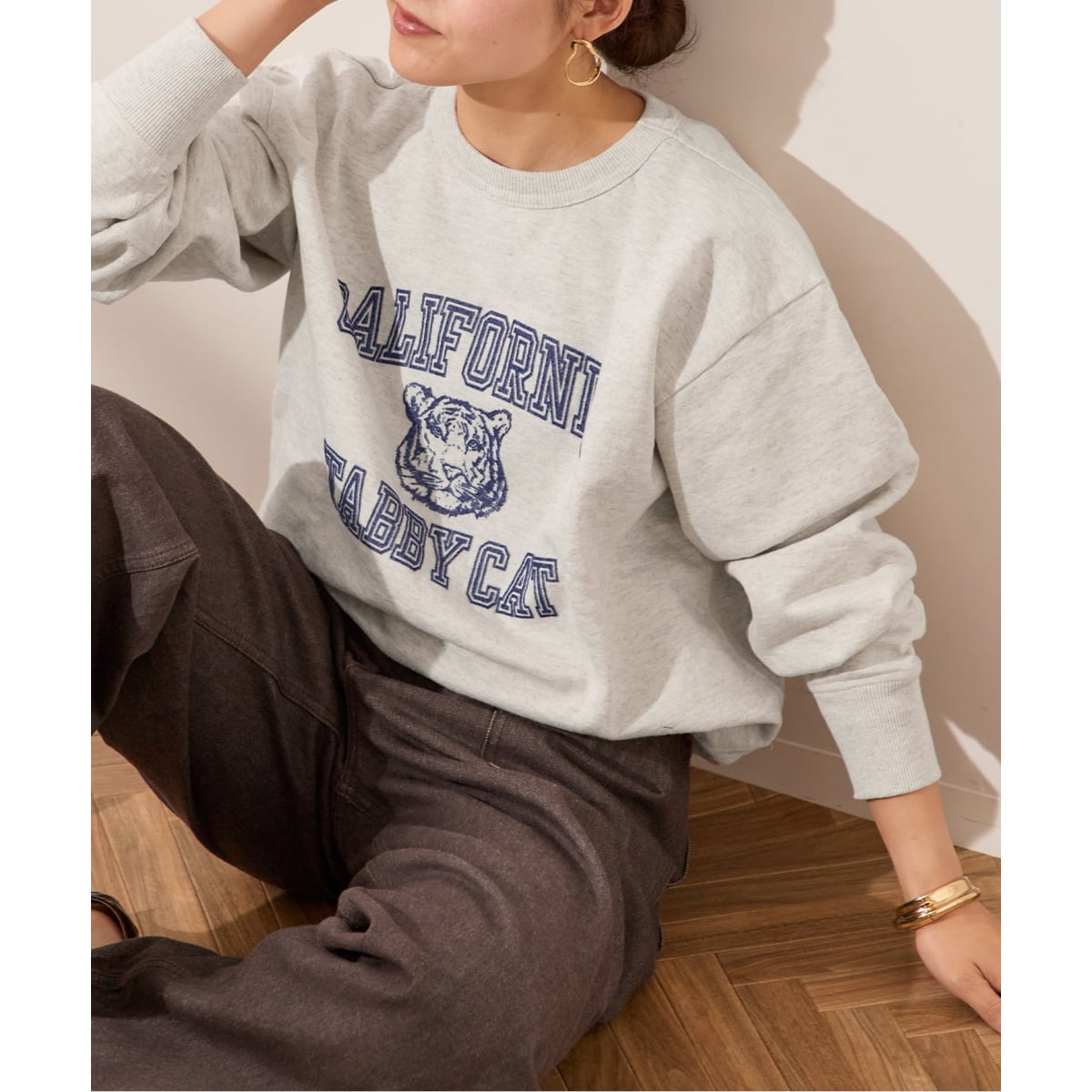 別注》【INSCRIRE /アンスクリア】WELLNESS SWEATSHIRTS：スウェット