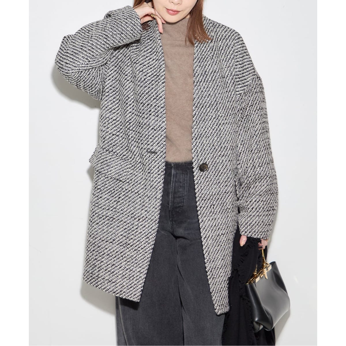 □SUPER140S/GIOLICAコクーンコート | ジャーナルスタンダード