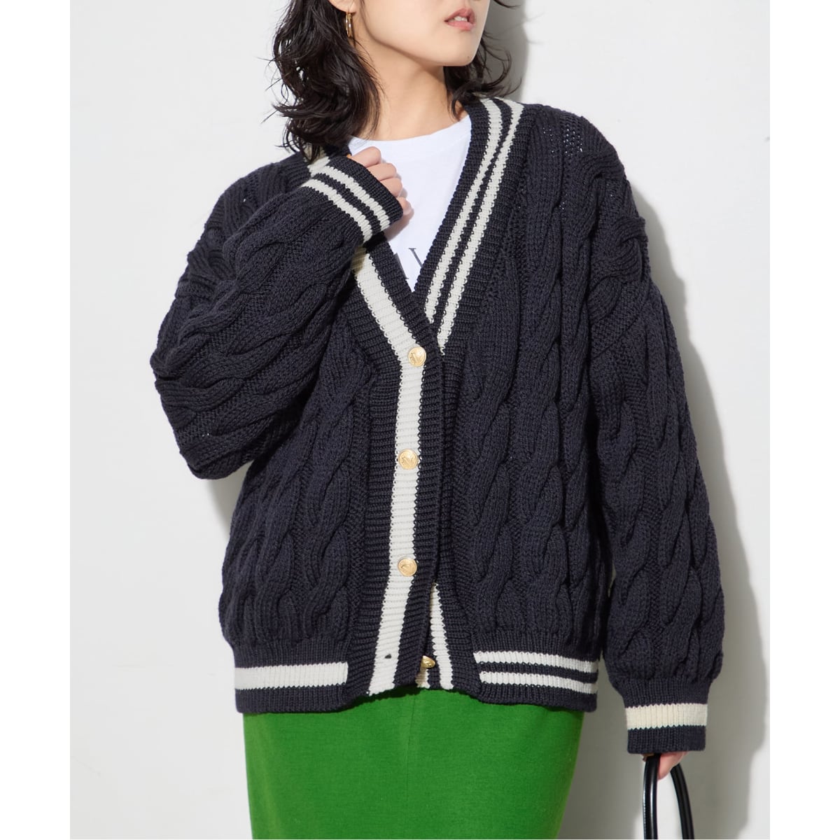 けまりあ JOURNAL STANDARD チルデンカーディガン 別注【ISLAND TIDES/アイランドタイド】 チルデン カーディガン