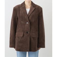 【GANNI/ガニー】Seersucker Corduroy Blazer：ジャケット