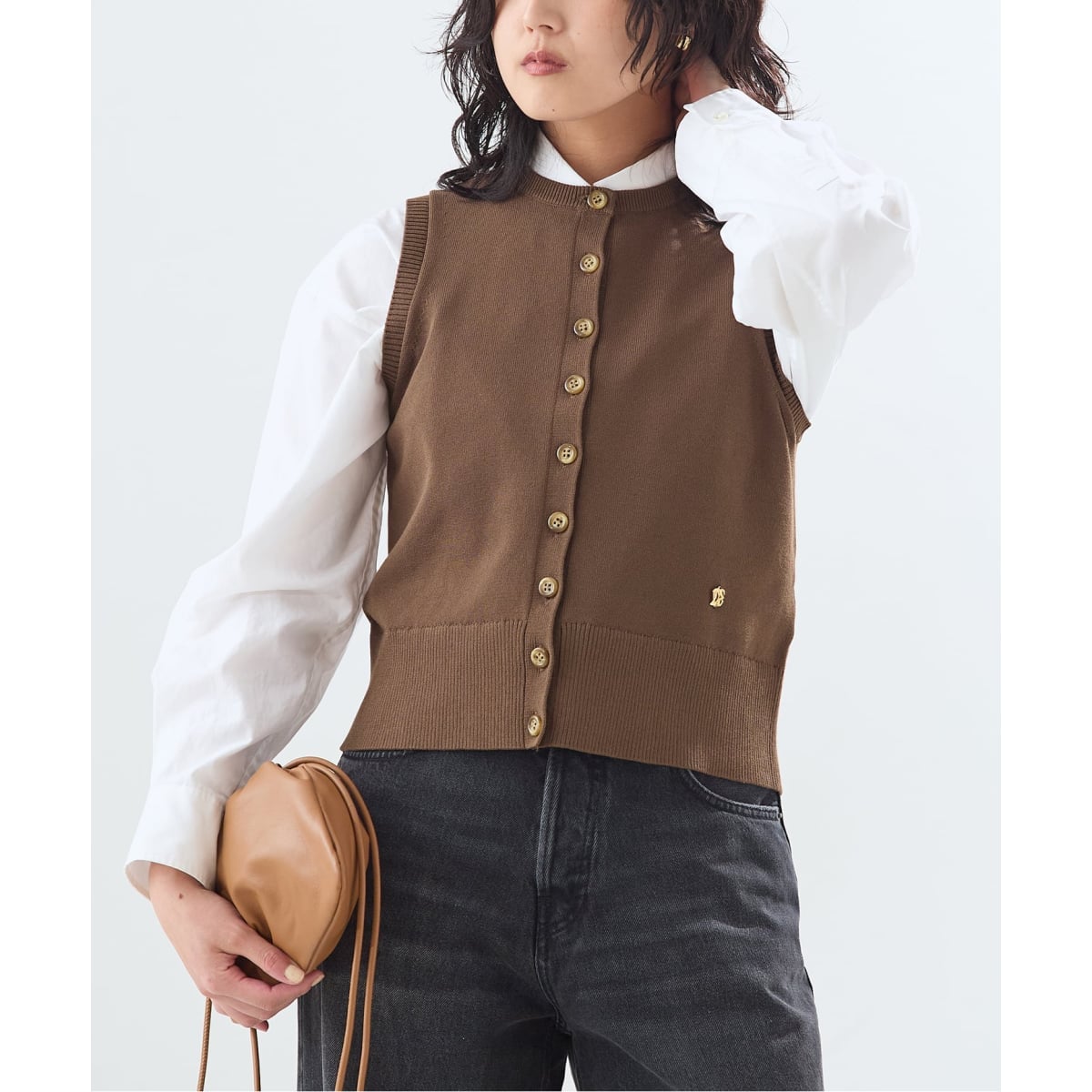 チェックツイードノースリベスト | ノーブル(Noble) | マルイウェブ