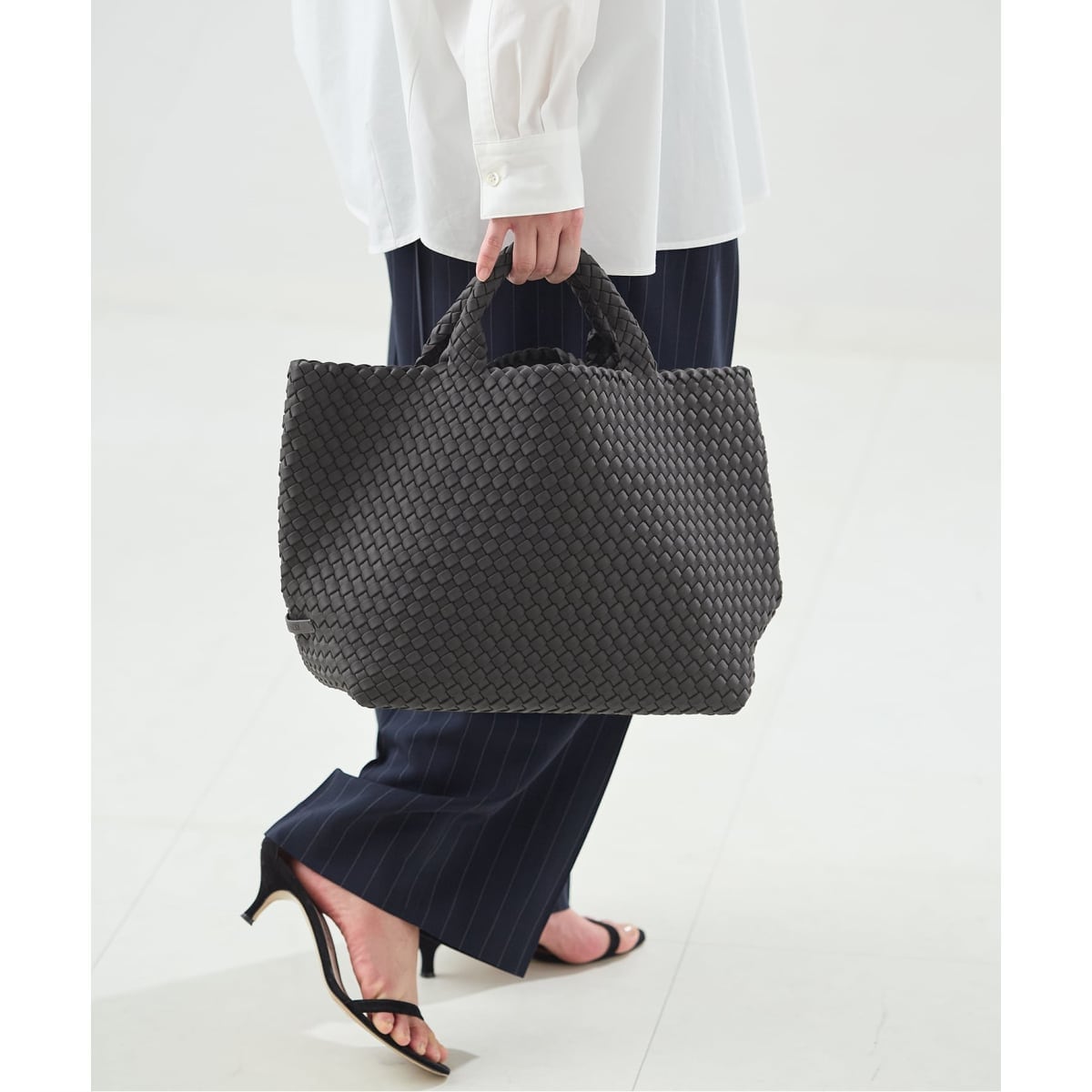 DEMELLIER/デメリエー】The Capri キャンパストートバッグ | ルージュ