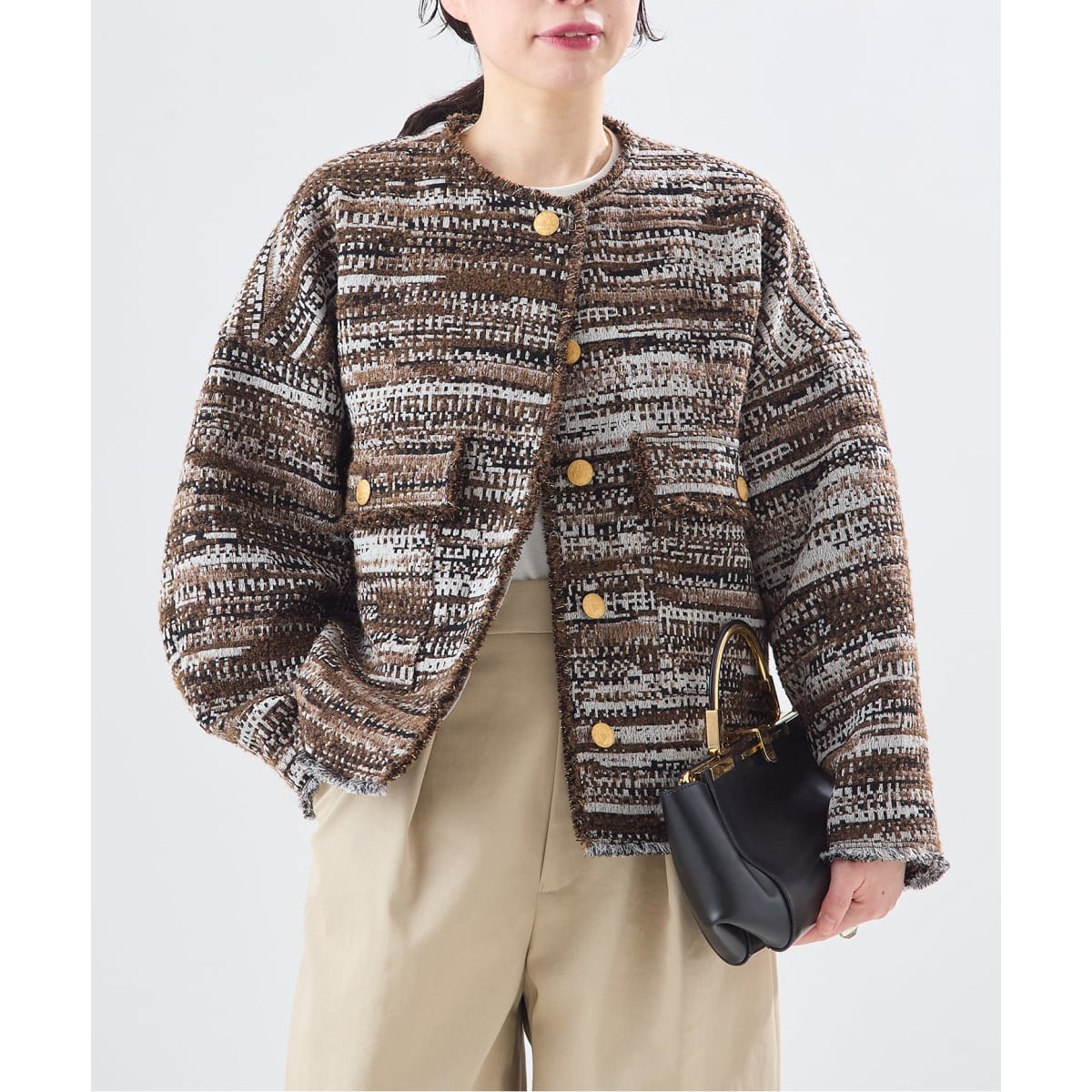 リノオックスノーカラージャケット | ジャーナルスタンダード