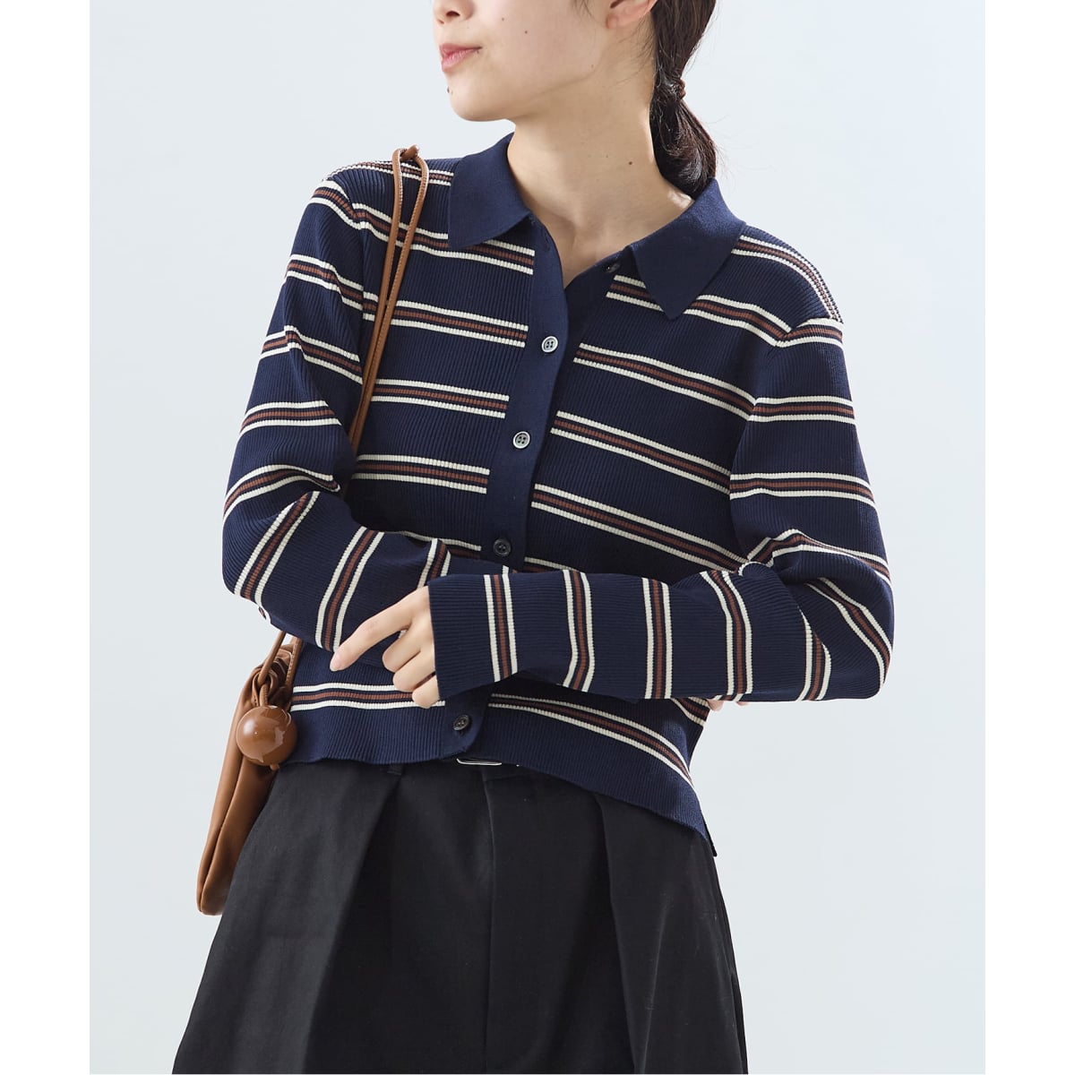 カシミヤ100クルーネックカーディガン | ジャーナルスタンダード