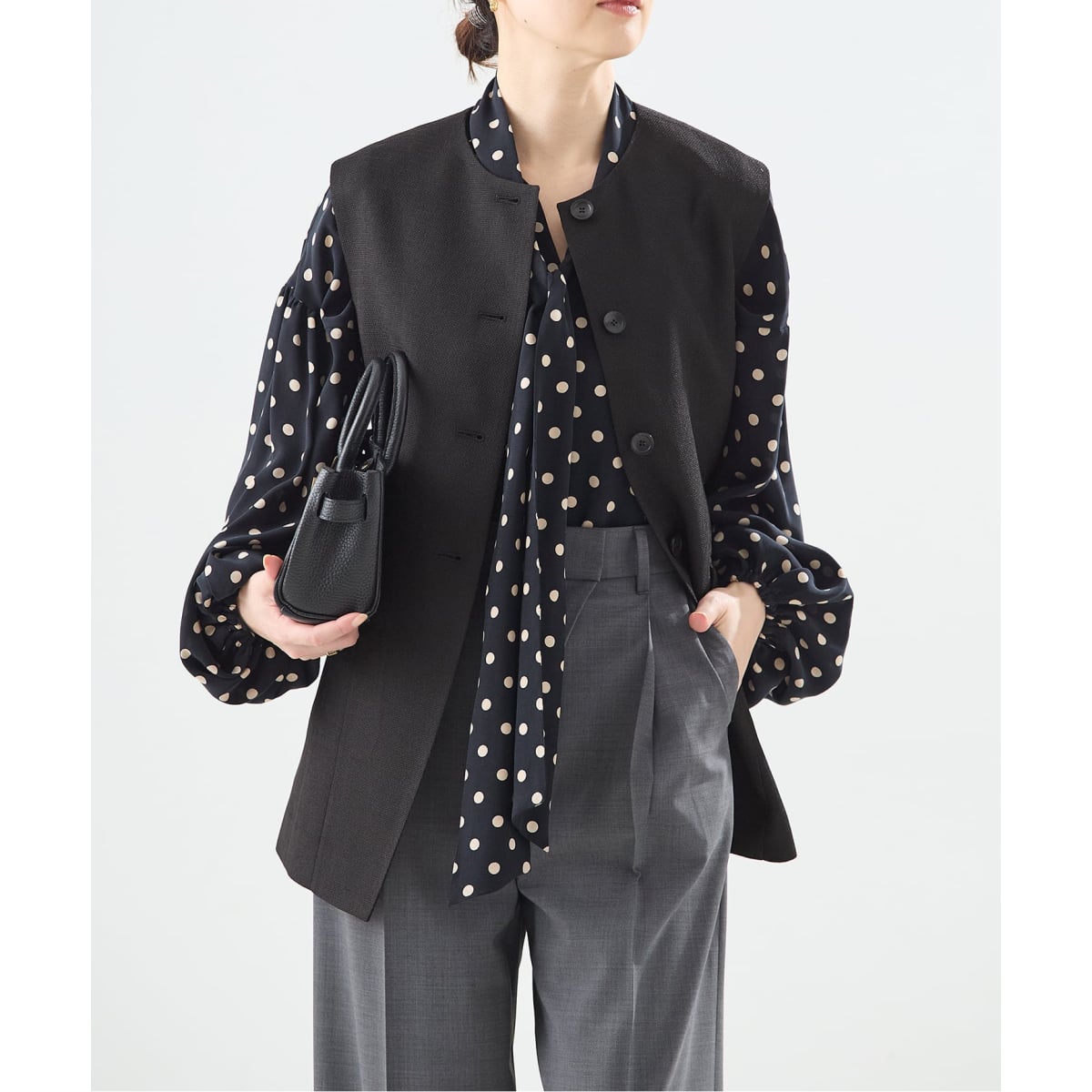 スーパー140ウール リバーベスト | ジャーナルスタンダード レサージュ