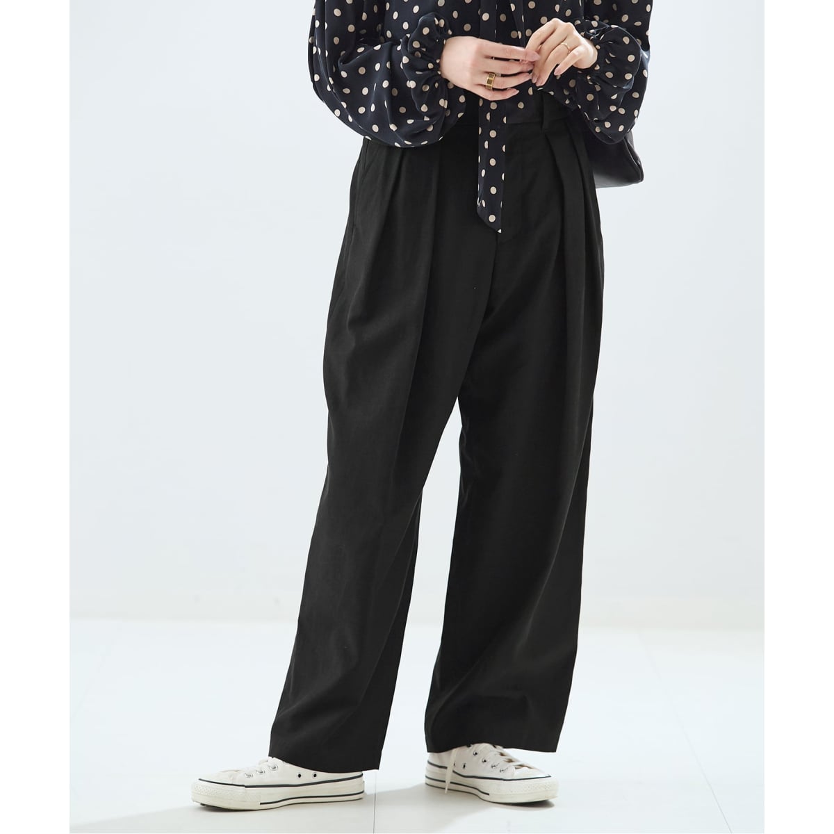 別注》【INSCRIRE /アンスクリア】COMBINE TWO PANTS：パンツ