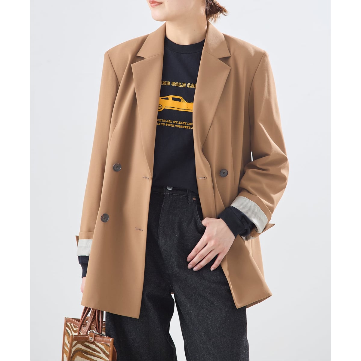 セットアップ可》【金子綾さん着用】LANA ダブルブレストジャケット