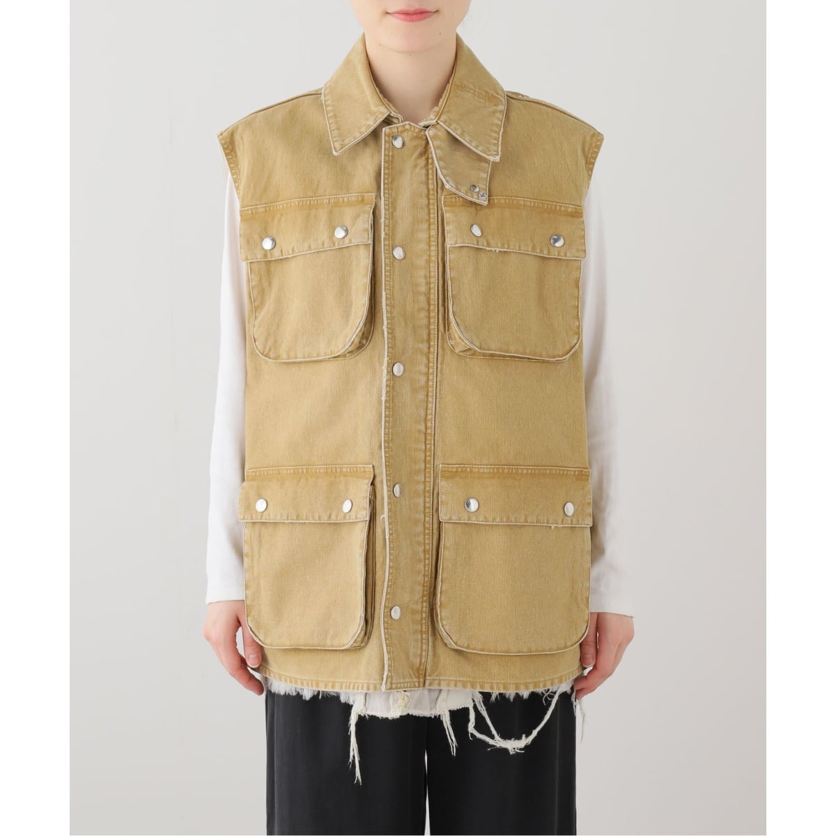 [�}���C]�yJANE SMITH/�W�F�[���X�~�X�z SULFUR DYE HEAVY DUCK CLOTH O/�W���[�i���X�^���_�[�h ���T�[�W���ijournal standard L'essage�j �x�[�W��