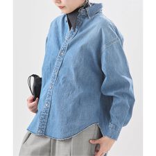 【JANE SMITH/ジェーンスミス】8oz DENIM REGULAR COLLAR：シャツ