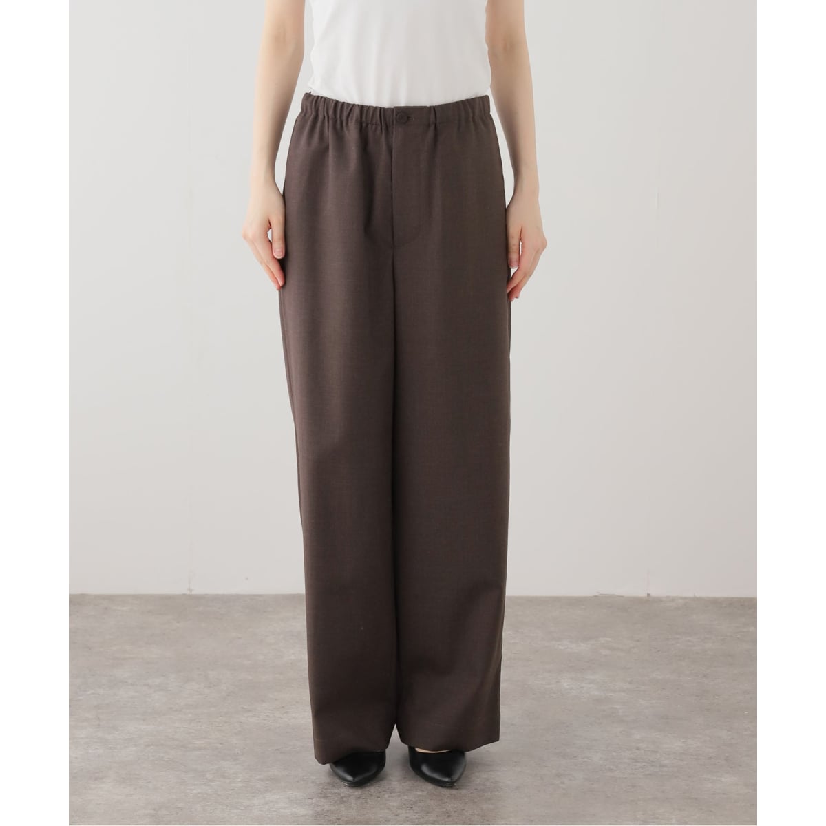 [�}���C]�yJANE SMITH/�W�F�[���X�~�X�z WASHABLE WOOL TROPICAL EASY P/�W���[�i���X�^���_�[�h ���T�[�W���ijournal standard L'essage�j �u���E��