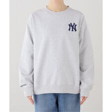 【SPORTY&RICH】Heritage Yankees Serif Crewneck：スウェット