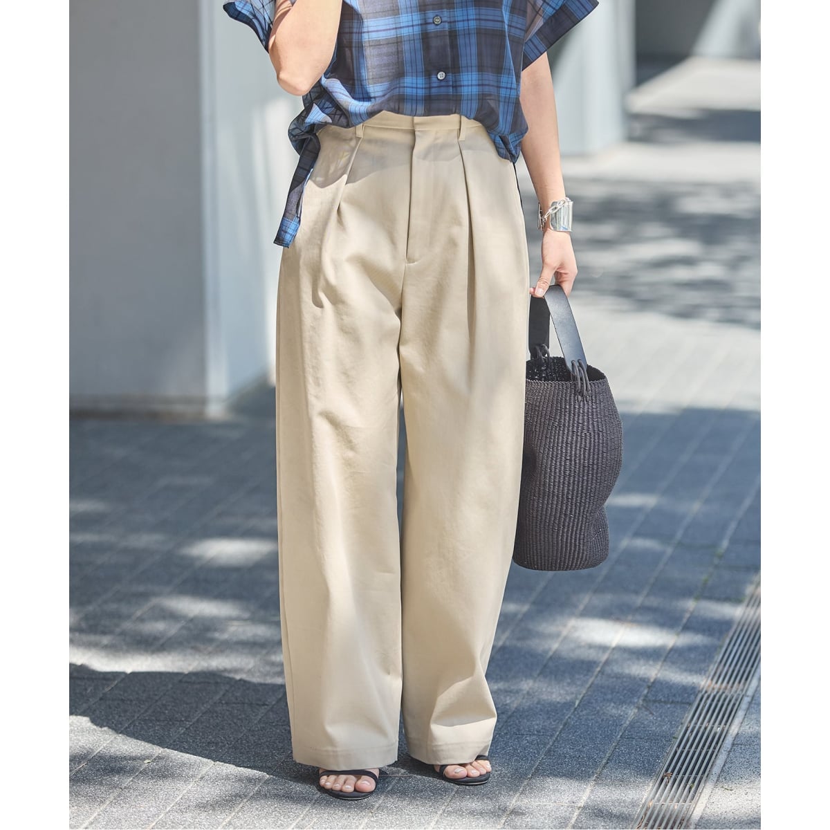 追加5》【金子綾さん着用】CP タックチノパンツ | ジャーナル