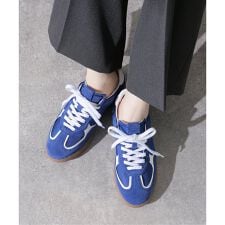 【ALOHAS/アロハス】 Tb.490 Rife SheenBlue Leather Sne：スニ