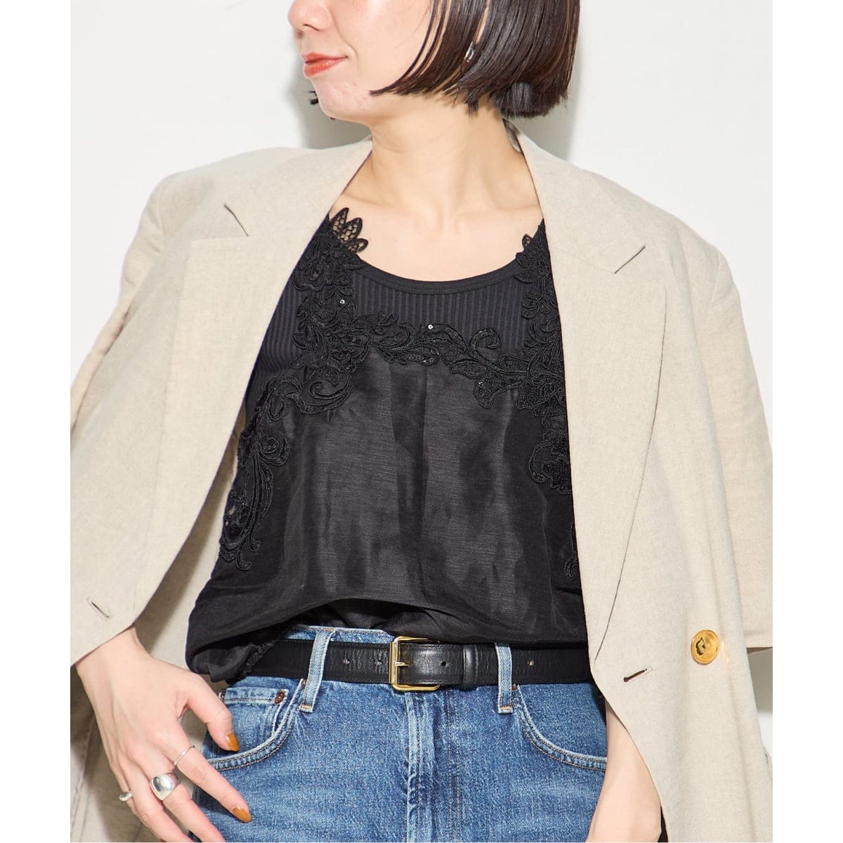 MAURIZIO MYKONOS/マウリツィオ ミコノス】 TOPS：ブラウス