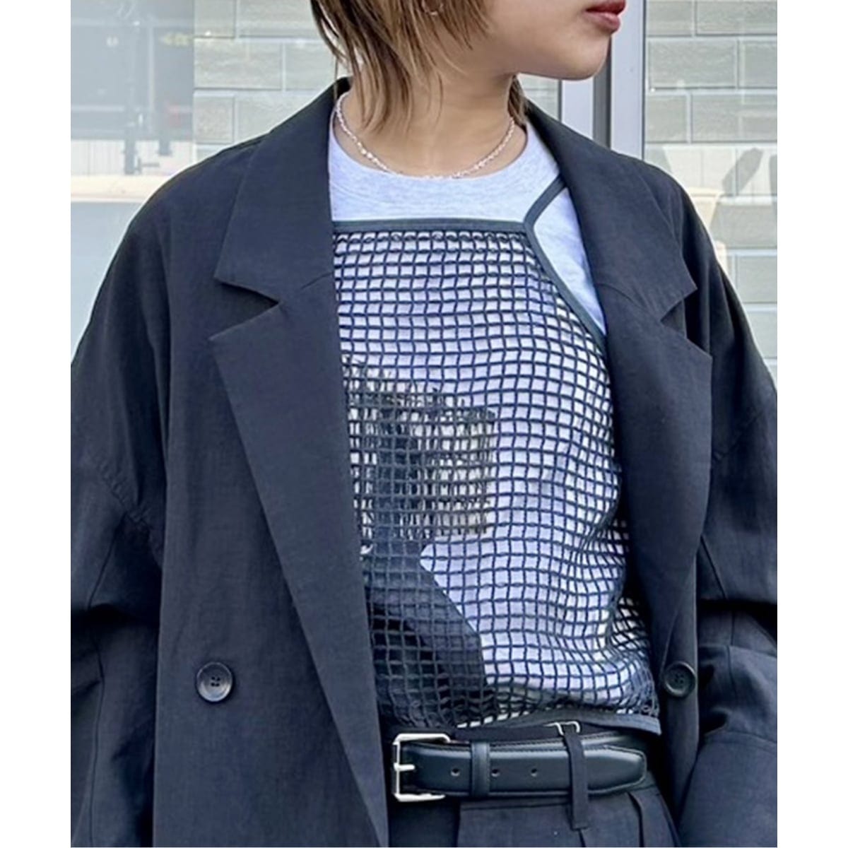 [�}���C]�yJANE SMITH/�W�F�[���X�~�X�zSQUARE MESH CAMISOLE�F�L���~�\�[��/�W���[�i���X�^���_�[�h ���T�[�W���ijournal standard L'essage�j �O���[