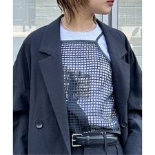 【JANE SMITH/ジェーンスミス】SQUARE MESH CAMISOLE：キャミソール