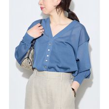 《予約》フォルムニットVネックカーディガン