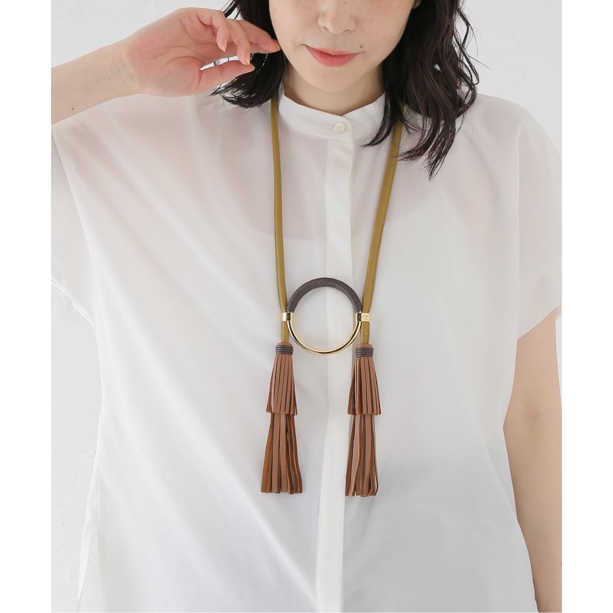 [�}���C]�yFUMIE TANAKA/�t�~�G�^�i�J�z ring tassel �l�b�N���X/�W���[�i���X�^���_�[�h ���T�[�W���ijournal standard L'essage�j �L������