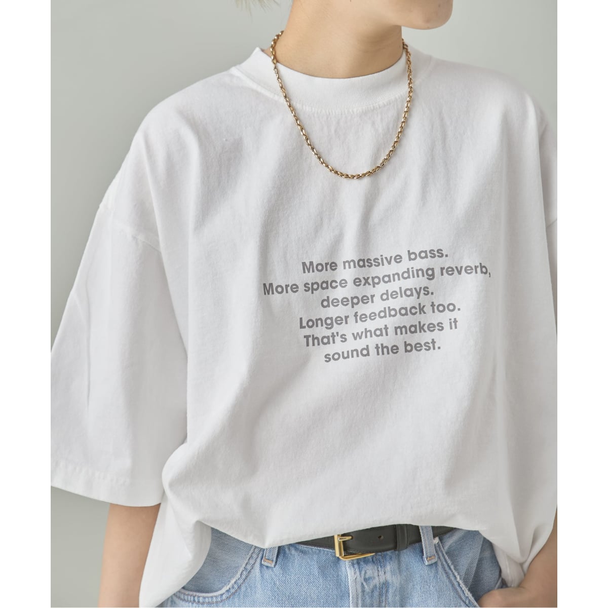 [�}���C]POET MEETS DUBWISE �ʒ�LOOSE FIT T�V���c/�W���[�i���X�^���_�[�h ���T�[�W���ijournal standard L'essage�j �z���C�g