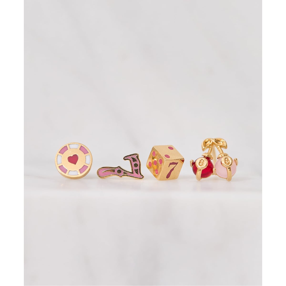 WEB限定予約》Girlscrew/ガールズクルー Feeling Lucky ピアス(4ピース