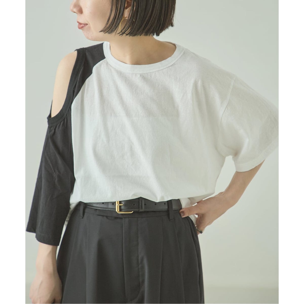 TanC TOKYO/タンクトウキョウ ONE HOLE ASYM Tシャツ | ジャーナル