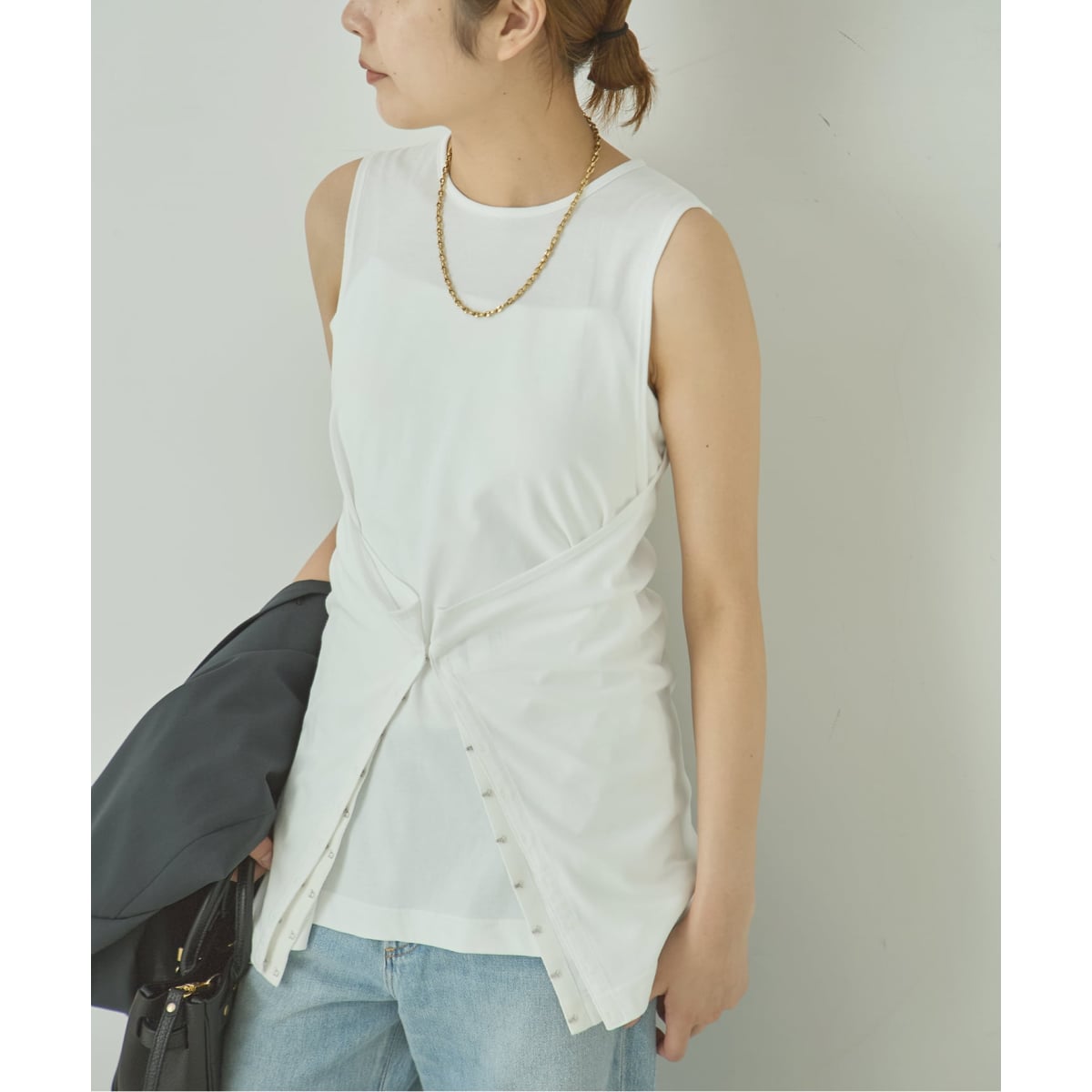トップス tanc tokyo DUALITY TOP TanC TOKYO/タンクトウキョウ SIDE OPEN TANKTOP タンクトップ