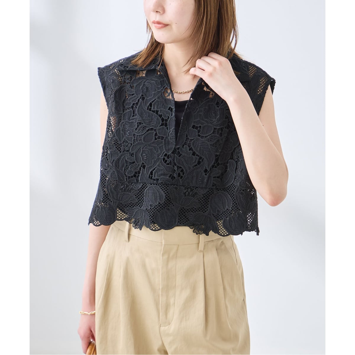 journal standard luxe レース ノースリーブ JOURNAL STANDARD LUXE レースノースリーブブラウス - メルカリ