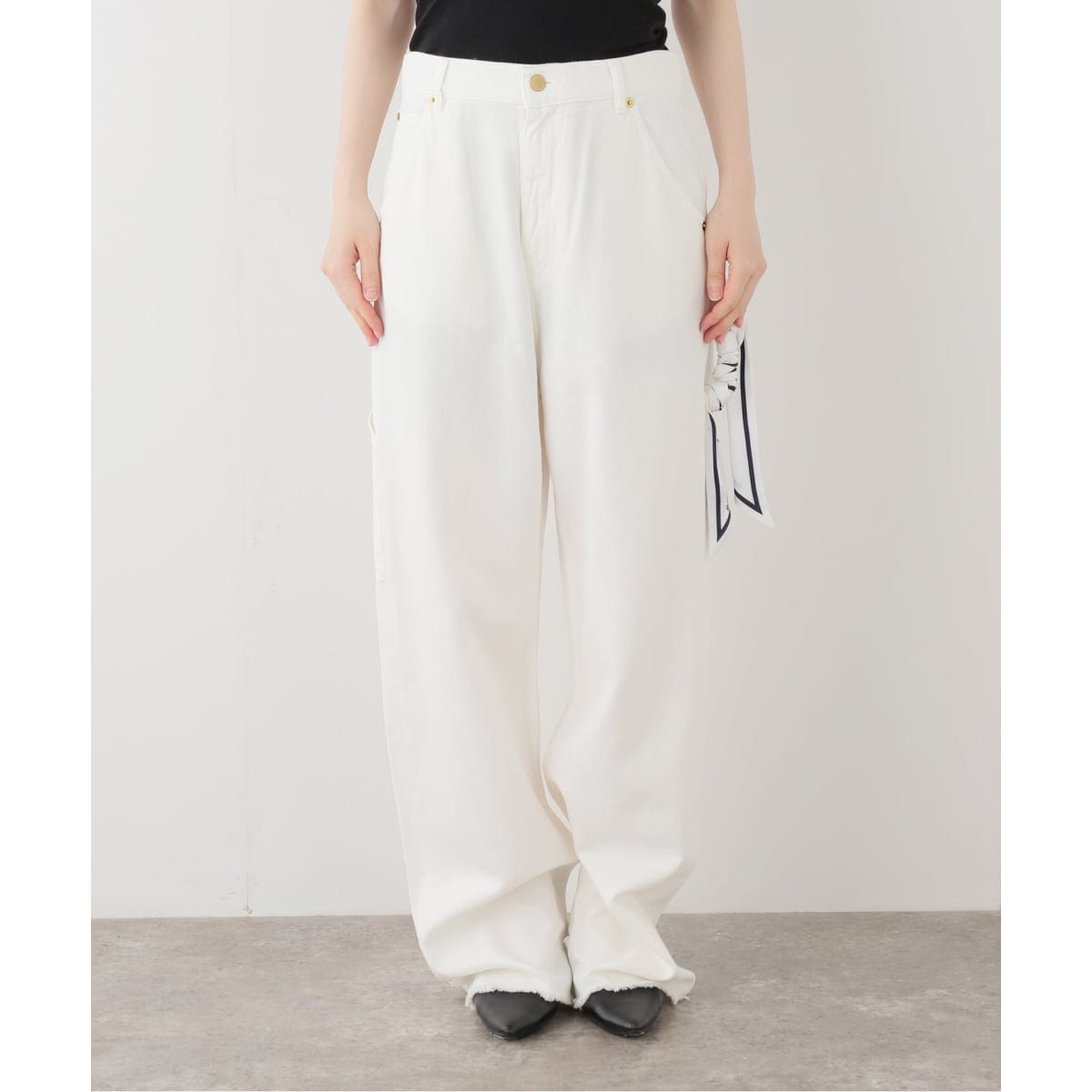 DARKPARK/ダークパーク LISA - SCARF ADORNED LOOSE FIT パンツ