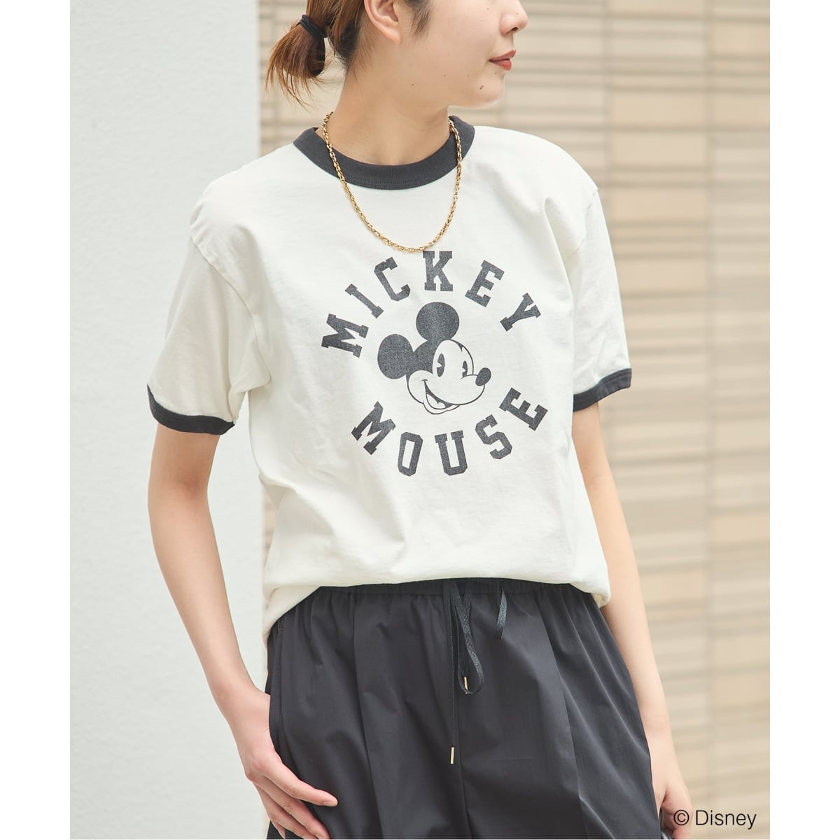 JOURNAL STANDARD L'ESSAGE ミッキーピグメントTシャツ 追加》【MICKEY】ピグメントTシャツ | ジャーナルスタンダード