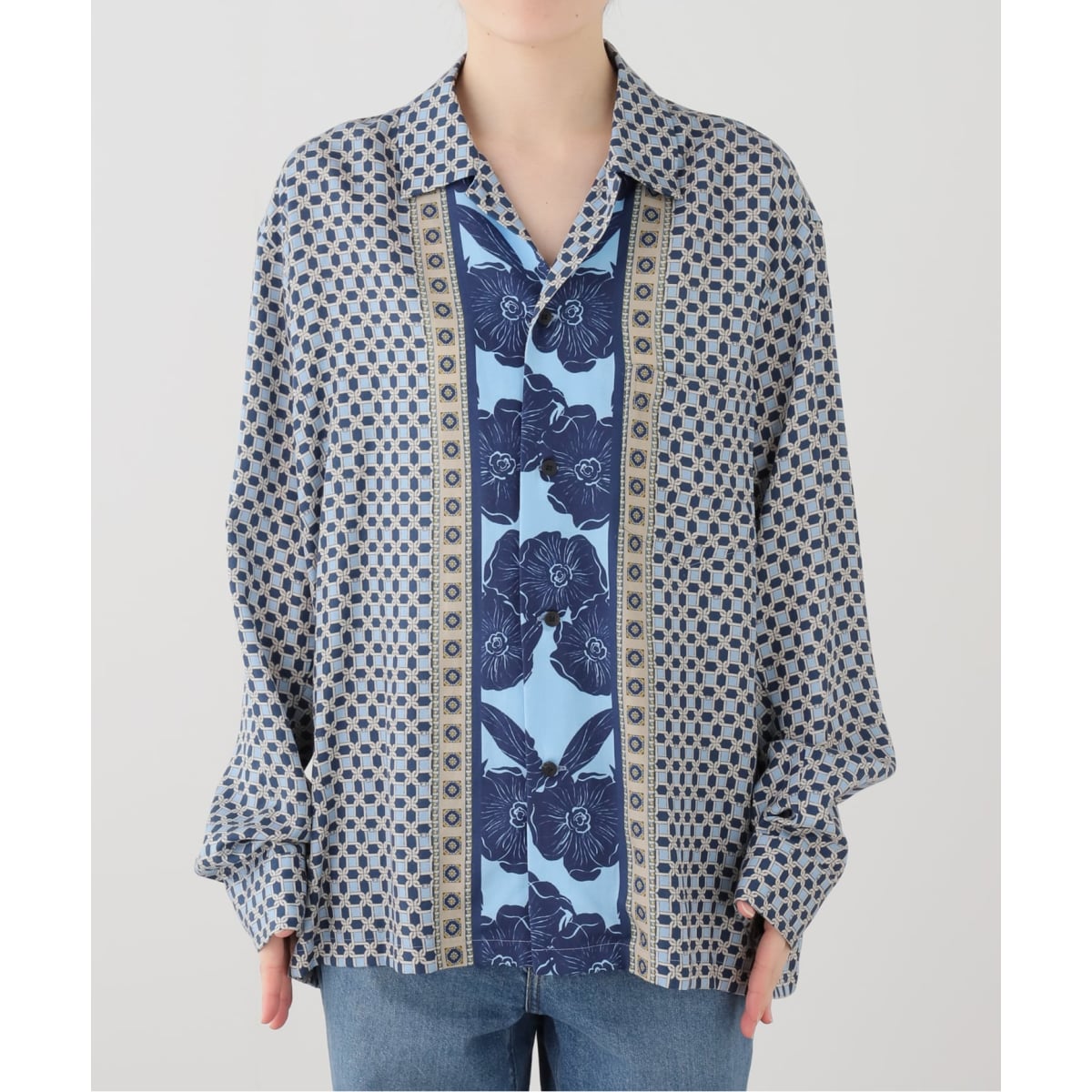 シャツ TOGA ARCHIVES Inner print shirt TOGA TOO/トーガトゥ Inner print shirt シャツ | ジャーナル