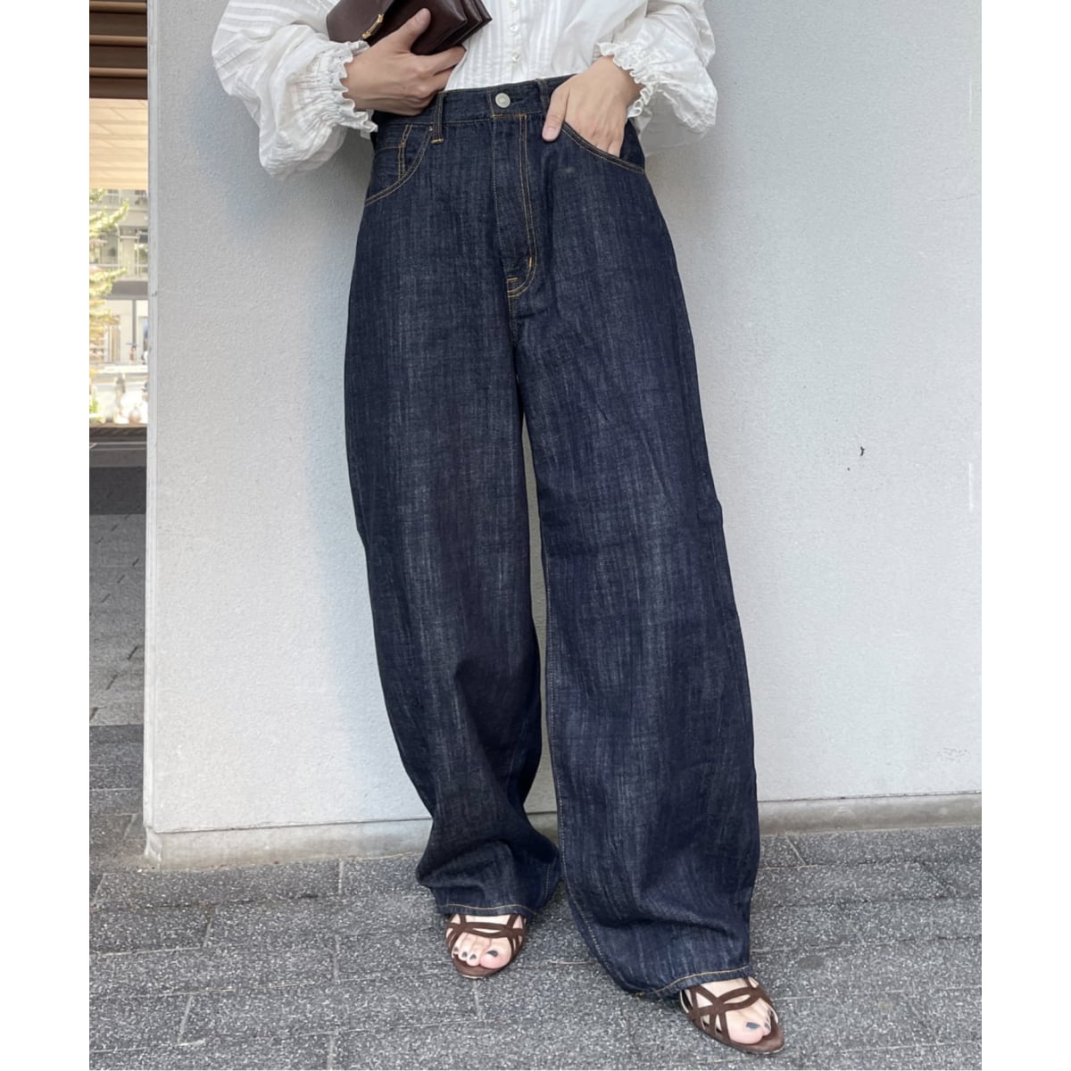 ジャーナルスタンダードデニムセットアップ☆レリューム☆バルーンパンツ☆ブラック☆ 予約》12.5oz バルーンデニムパンツ | ジャーナルスタンダード
