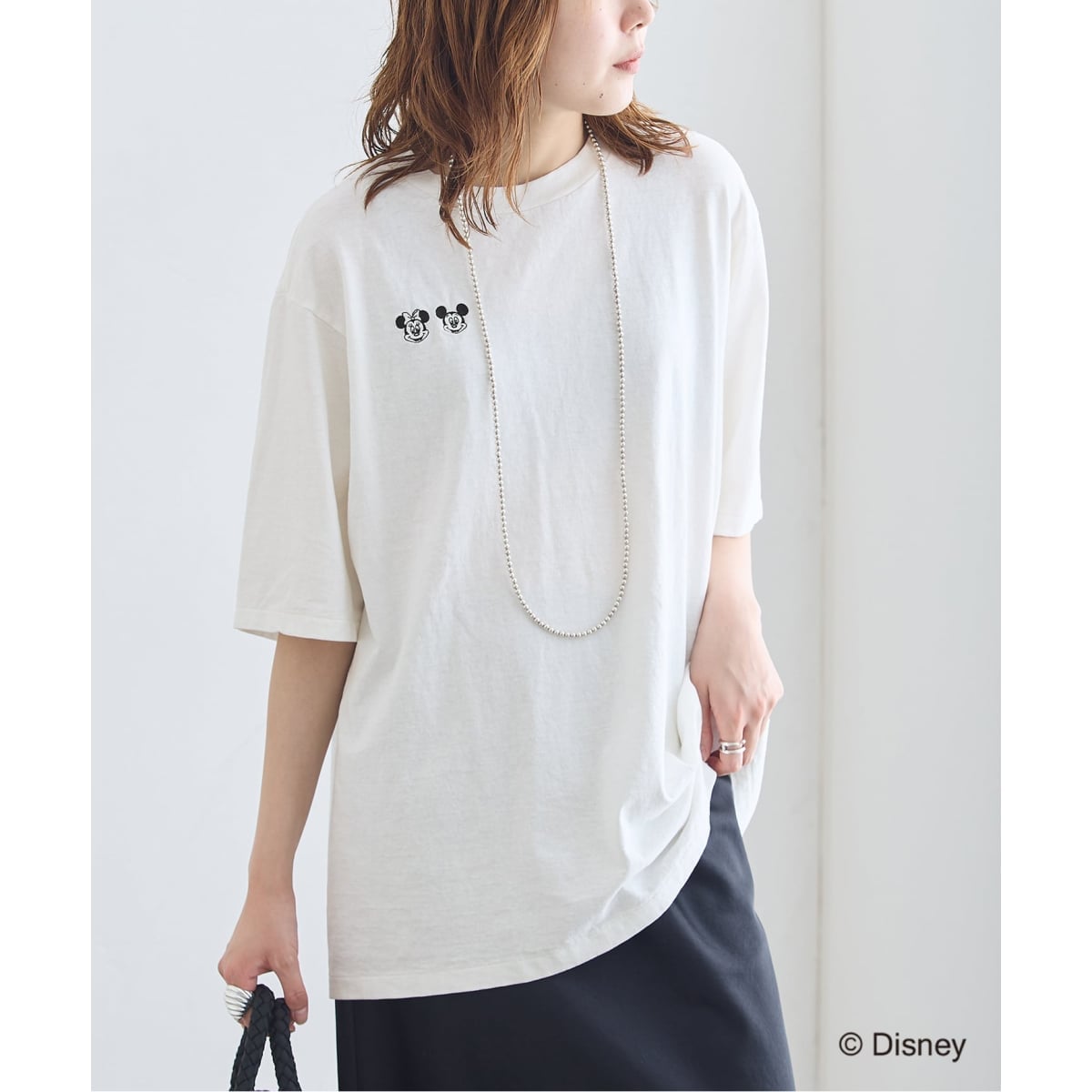 予約》JANE SMITH/ジェーンスミス / MICKEY&MINNIE FACE S/S Tシ