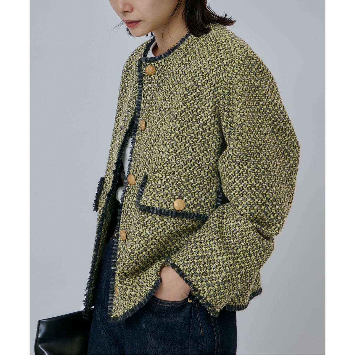 予約》【一部店舗＆WEB限定】GIOLICAツイード C ジャケット