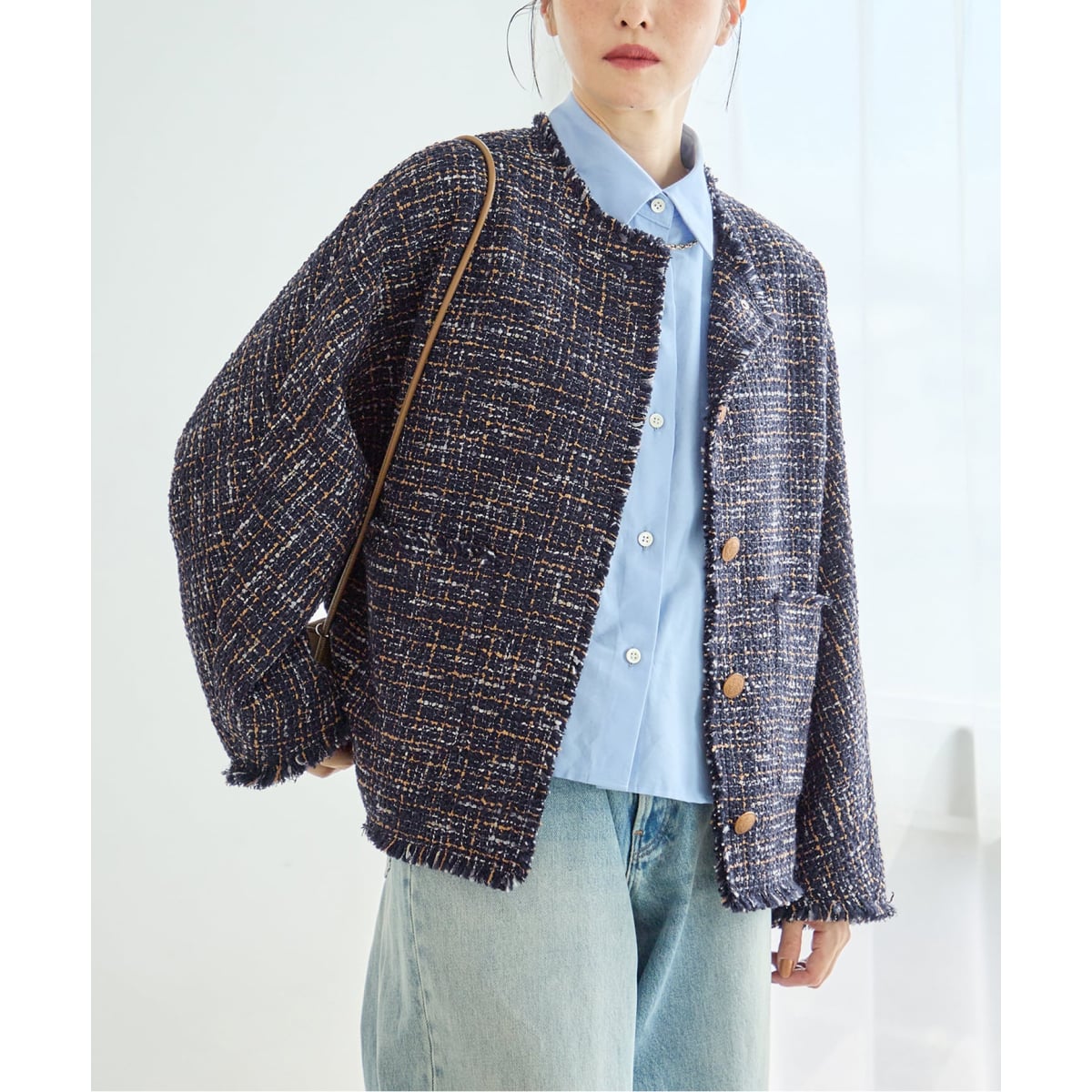 ジャーナルスタンダード(JOURNAL STANDARD) レディース ノーカラー