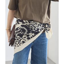 AENEIS/エネス Mur Floral Silk Scarf 90 スカーフ
